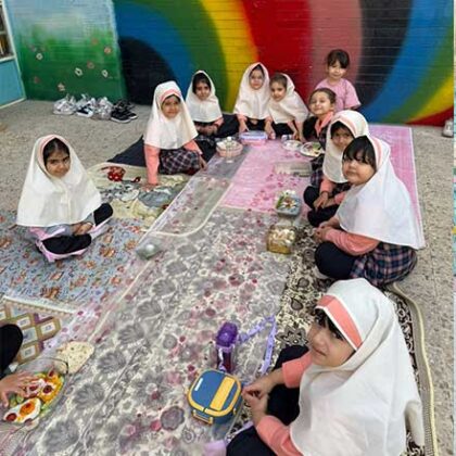 برگزاری جشن روز تخم‌مرغ در مدرسه فریمهر